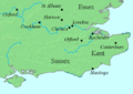 Offa Kent map