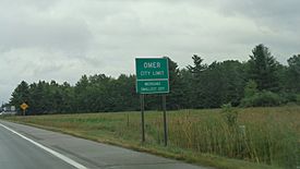 Signage along U.S. Route 23
