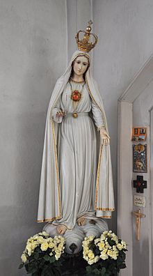 Pfärrich Pfarrkirche Marienstatue aus Fatima.jpg