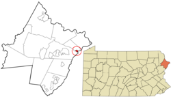 Location in Pike County and the U.S. state of Pennsylvania.