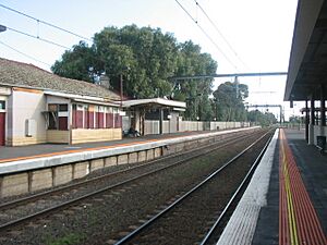 Platform 3 at Werribee