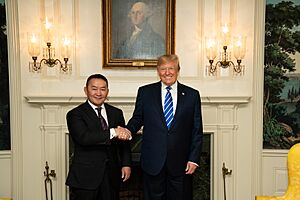 President Trump Meets with the President of Mongolia (48425595252)