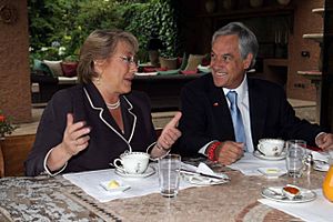 Presidenta Bachelet y Presidente-electo Piñera