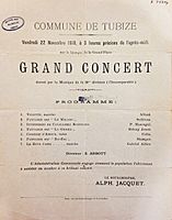 Programme of a Grand Concert by the 29th Division
