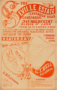 Real estate map of Seville Estate, Coorparoo, 1888 (25793072864)