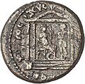 Reverse face of coin of Traianus from Pergamum (number 19 of RPC III, 1717)
