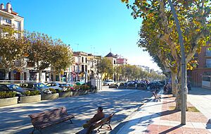 Riera en Arenys de Mar, Spain
