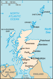 Scotland map