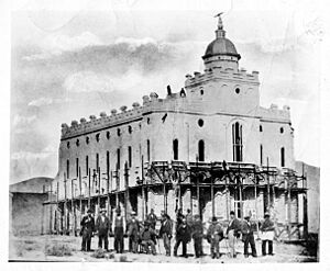 St. George Temple with the shorter Dome