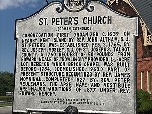 St Peter QMD historical marker