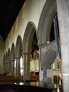 St Peter and St Mary's church, Stowmarket - nave, north arcade