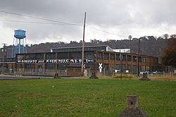 Steubenville Pottery Company buildings on Old State Route 7