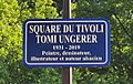 Strasbourg-Square du Tivoli Tomi Ungerer-Plaque