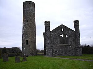 Taghadoe Round Tower and Church
