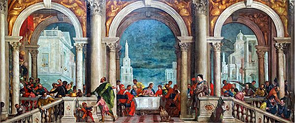 The Feast in the House of Levi by Paolo Veronese (edited 2)