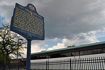 The Grand Battery Historical Marker S Columbus Blvd at US Coast Guard Station Philadelphia PA (DSC 2949)
