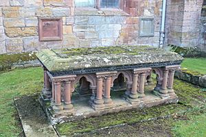 The grave of the Earls of Wemyss, St Marys Collegiate Church, Haddington