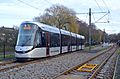 Tramlijn 25 met 15G tram op de openingsdag bij de halte Amstelveen Poortwachter