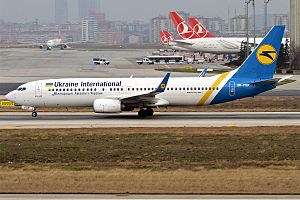 Ukraine International Airlines, UR-PSR, Boeing 737-8KV (47585391922)