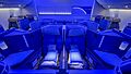 United Polaris business cabin on a 777-300ER