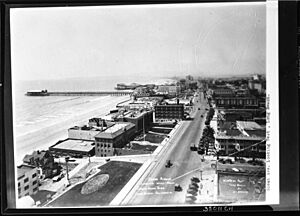 View looking west from the Cooper Arms Building, October 1929