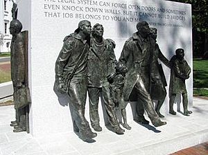 Virginia Civil Rights Memorial wide