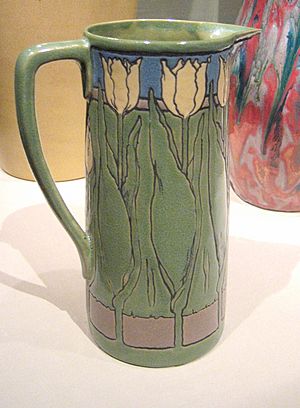 WLA lacma Paul Revere Pottery of the Saturday Evening Girls Club 1914
