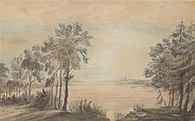 York Harbour, looking west from the mouth of the Don River, c. 1793