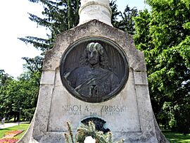 Čakovec - spomenik Nikoli Zrinskom (detalj)