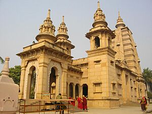 A Buddhist temple at Sarnath