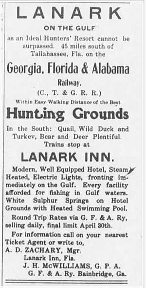 Advertisement for Lanark Inn, 1905