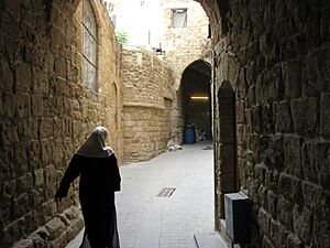 Alleyways, Old city of Sidon, Lebanon