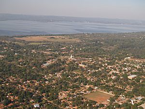 Aerial view of Areguá