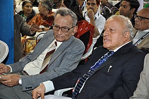Arun Kumar Sharma and Monkombu Sambasivan Swaminathan - Kolkata 2013-01-07 2683