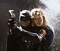 Batman (Michael Keaton) and Vicki Vale (Kim Basinger)