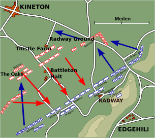 Battle of Edgehill map