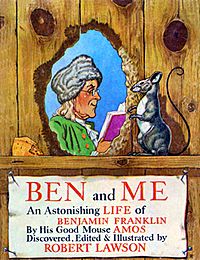 Ben and Me cover by Robt Lawson 1939 sm