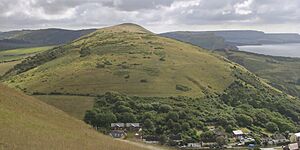Bindon Hill from the west
