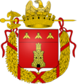 Blason ville fr Caen (Calvados) Empire (Orn ext)