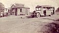 Bus outside Kellyville Post Office on corner of Acres & Windsor Roads Kellyville 1930
