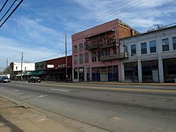 The Calera Downtown Historic District was listed on the National Register of Historic Places on March 29, 2006.