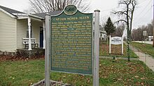 Captain Moses Allen historic marker (Michigan)