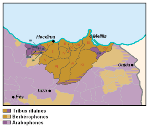 The Ait Waryaghar are indicated with II