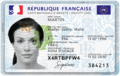 Carte identité électronique française (2021, recto)