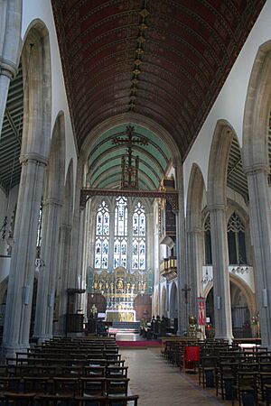 Church of St German Cardiff nave