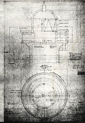 Clarence River Light, proposed tower plans, 1951