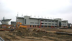 Colchester community stadium construction
