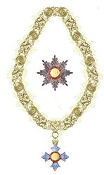 Collar and star of the Order of the British Empire