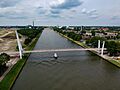 Dafne Schippersbrug wide shot looking north