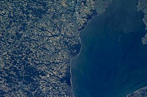 Dover Delaware from space